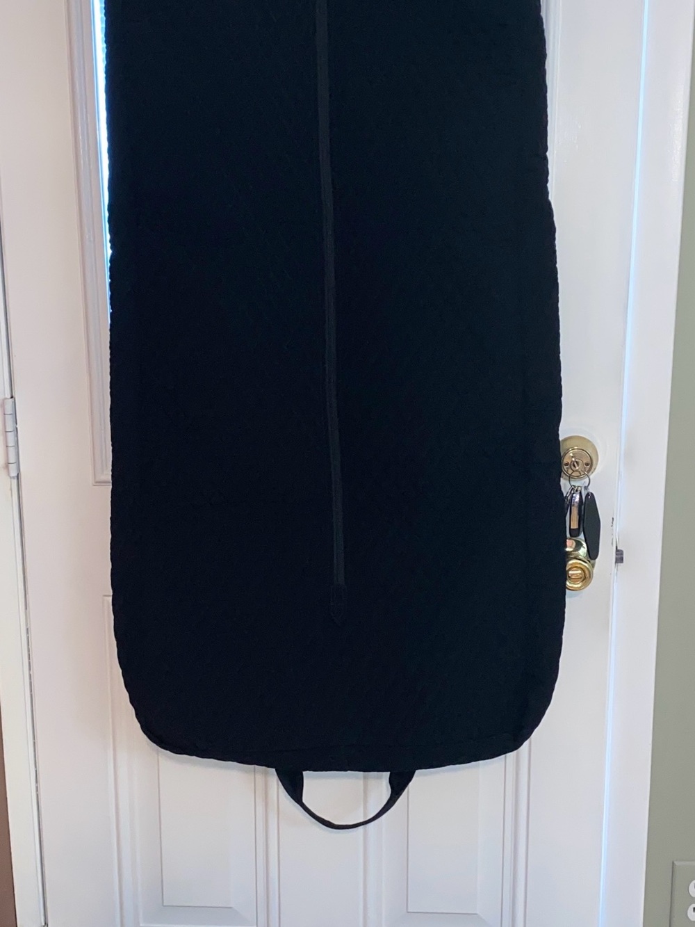 Vera Bradley Black Quilted Garment Bag and Duffel Set